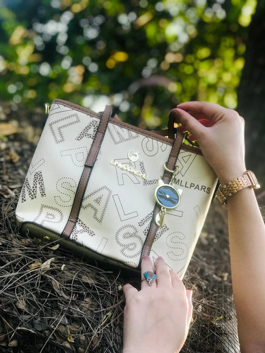 Half white Bag